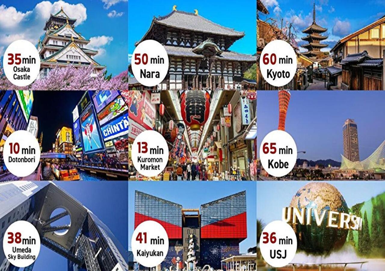 Отель Doutonbori Crystal Exe Осака Экстерьер фото